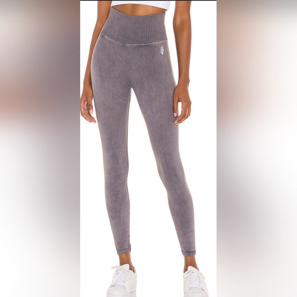 FP Movement High-Rise Good Karma Leggings in Grey-M/L
